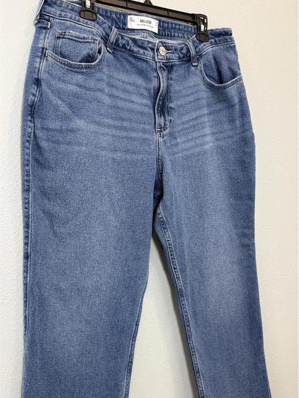 Hollister Curvy High Rise Straight Jean - Women's 16 Short - Picture 3 of 7